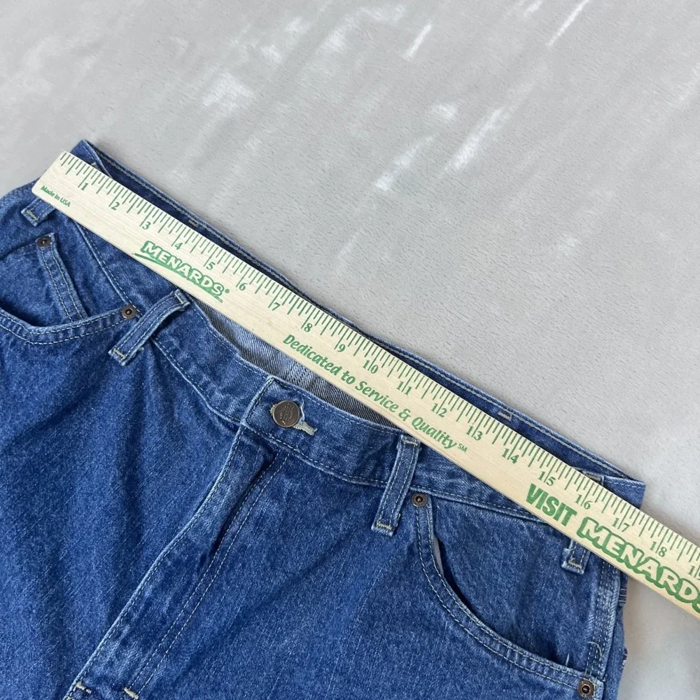 Y2K Dickies‎ Jeans Mens 38x32 Blue Denim Cotton Carpenter Workwear Grunge Skater